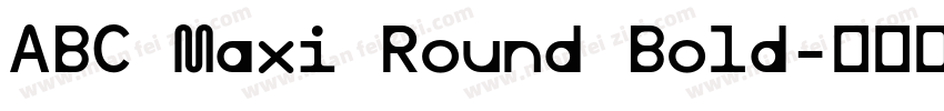 ABC Maxi Round Bold字体转换